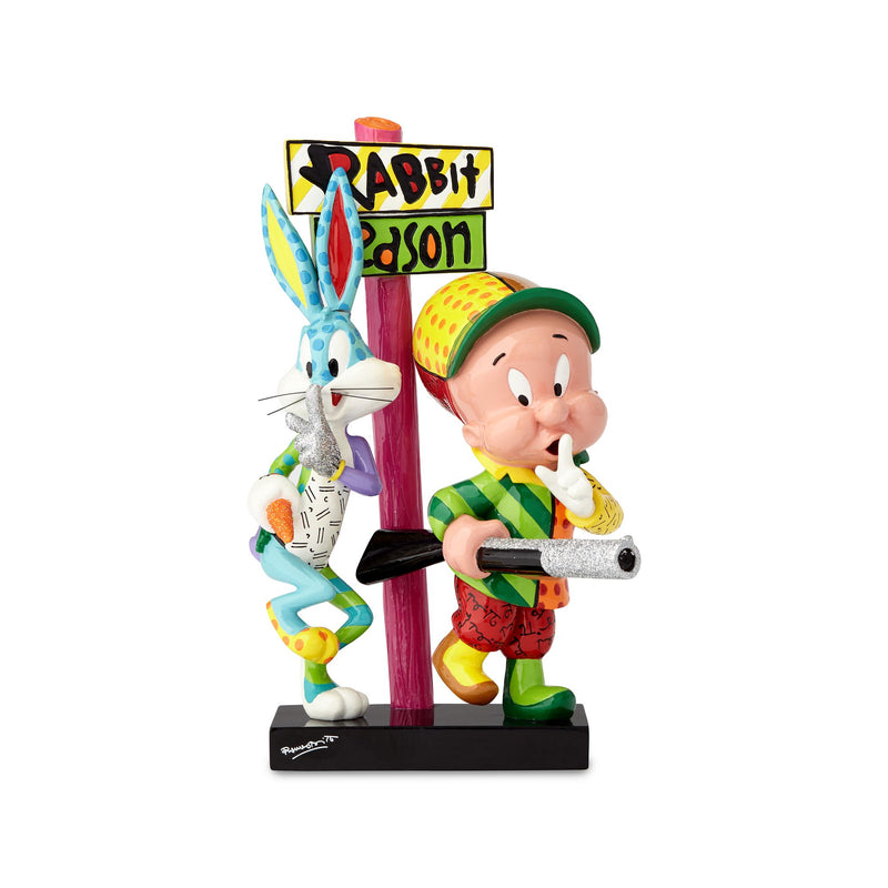 Figurine Elmer Fudd et Bugs Bunny - Looney Tunes by Britto