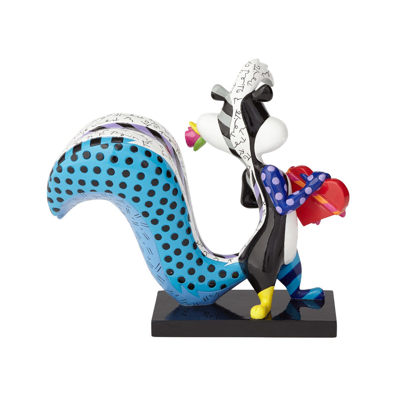 Figurine Pépé le Putois avec fleur - Looney Tunes by Britto