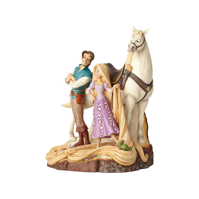 Figurine Raiponce, Flynn et Maximus - Disney Traditions