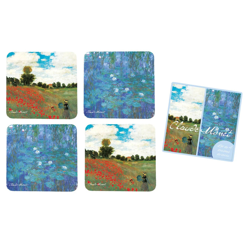 Set de 4 sous-verres assortis - Monet