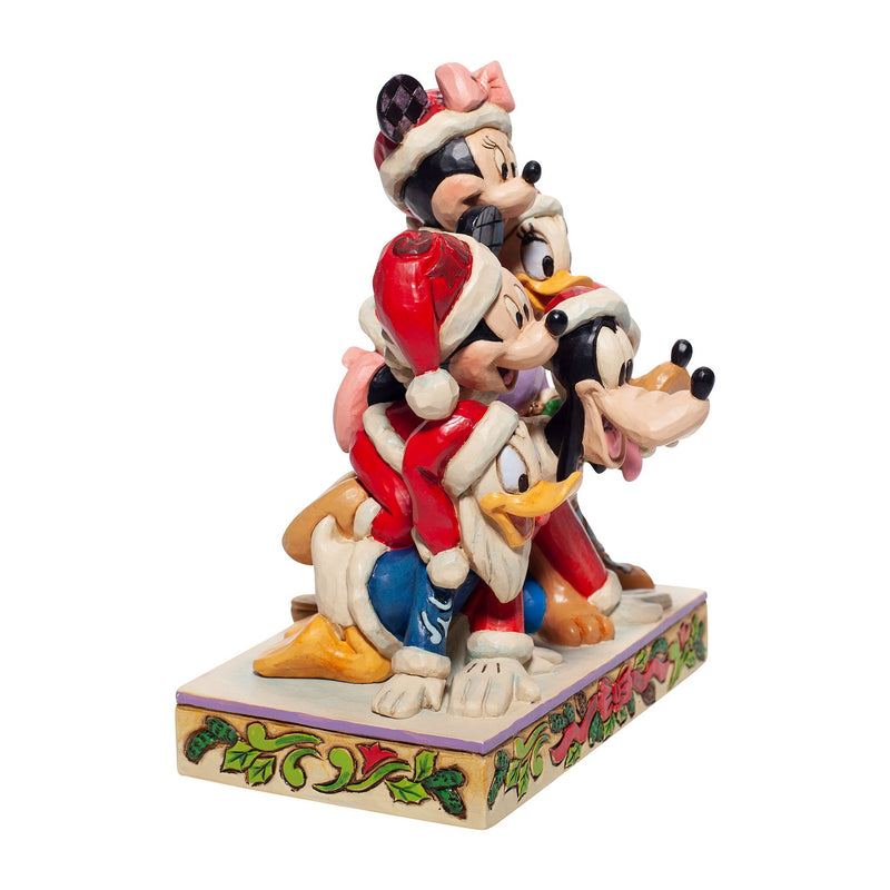 Figurine Mickey et ses amis fêtent Noël - Disney Traditions