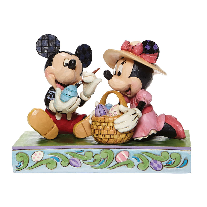 Figurine Mickey et Minnie Pâques - Disney Traditions