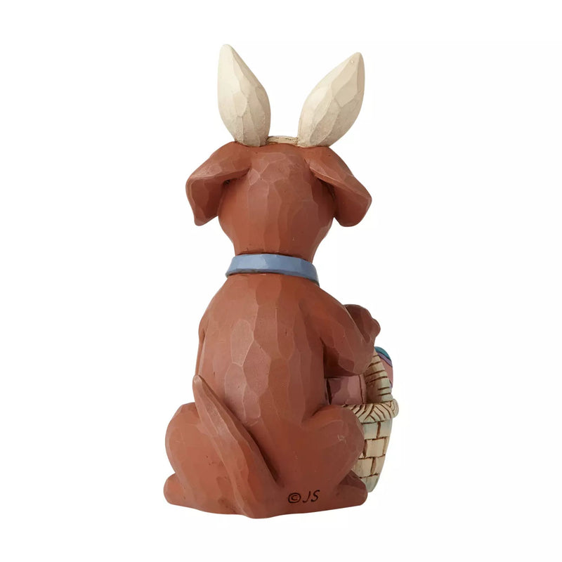 Mini figurine chien avec oreille de lapin - Heartwood Creek
