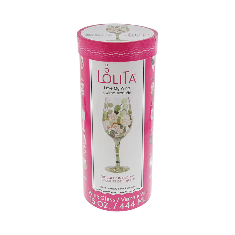 Verre à vin Bouquet de Fleurs - Lolita