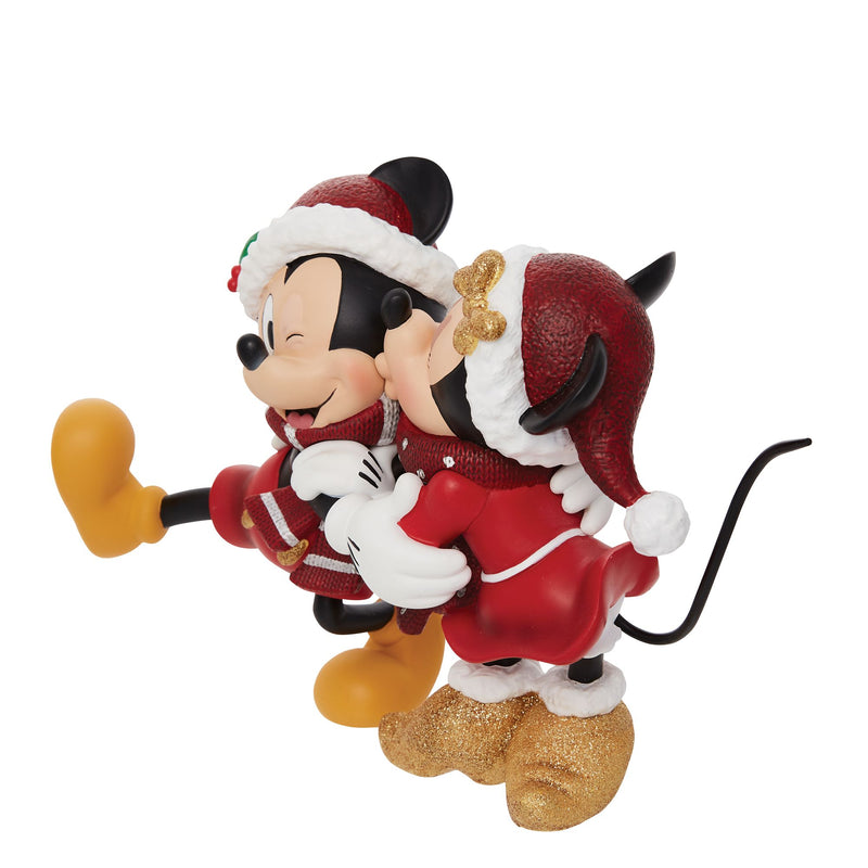 Figurine Mickey et Minnie Noël - Disney Showcase