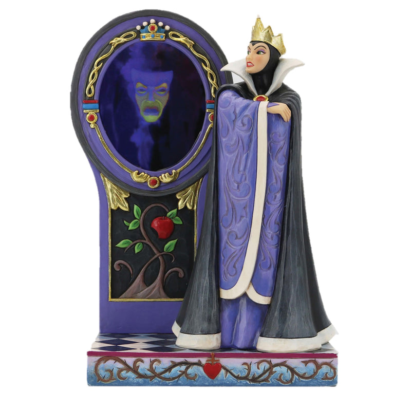 Figurine Reine sorcière avec le miroir magique - Disney Traditions